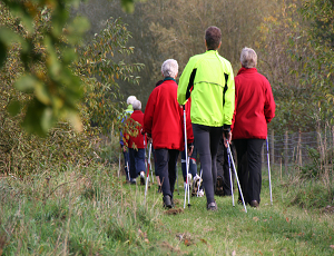 Marche nordique de printemps pour les séniors